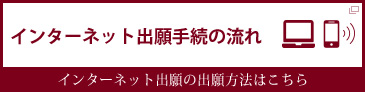 インターネット出願の手続きの流れ